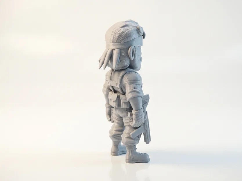 Mô hình 3D Big Boss Military Figurine - Image 3