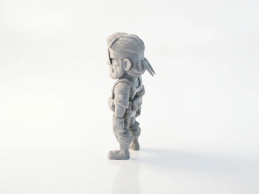 Mô hình 3D Big Boss Military Figurine - Image 4