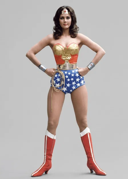 Mô hình 3D Wonder Woman (Lynda Carter) cổ điển để tự in ấn - Image 1