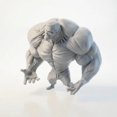 Mô hình Vận động viên Thể hình 3D - Đồ trang trí sưu tầm đầy mạnh mẽ