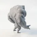 Mô hình Vận động viên Thể hình 3D - Đồ trang trí sưu tầm đầy mạnh mẽ - Thumbnail 3