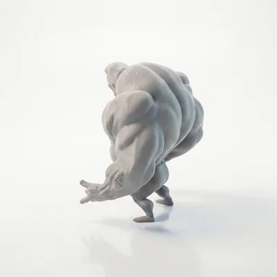 Mô hình Vận động viên Thể hình 3D - Đồ trang trí sưu tầm đầy mạnh mẽ