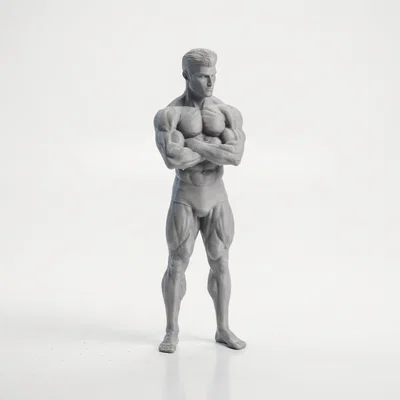 Mô Hình Tượng Bodybuilder Thể Hình In 3D Độc Đáo