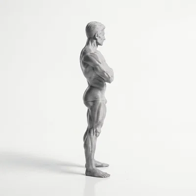 Mô Hình Tượng Bodybuilder Thể Hình In 3D Độc Đáo