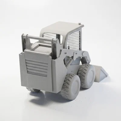 Mô hình xe xúc lật Bobcat 3D cực chi tiết cho người đam mê xây dựng