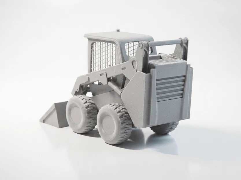 Mô hình xe xúc lật Bobcat 3D cực chi tiết cho người đam mê xây dựng - Image 2