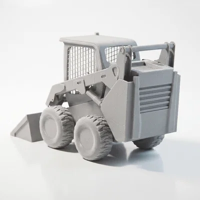 Mô hình xe xúc lật Bobcat 3D cực chi tiết cho người đam mê xây dựng