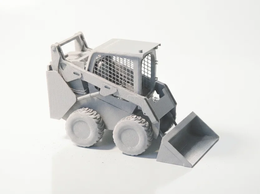 Mô hình xe xúc lật Bobcat 3D cực chi tiết cho người đam mê xây dựng - Image 4