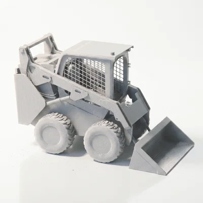 Mô hình xe xúc lật Bobcat 3D cực chi tiết cho người đam mê xây dựng