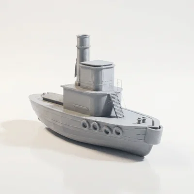 Mô hình tàu kéo mini phong cách hàng hải in 3D