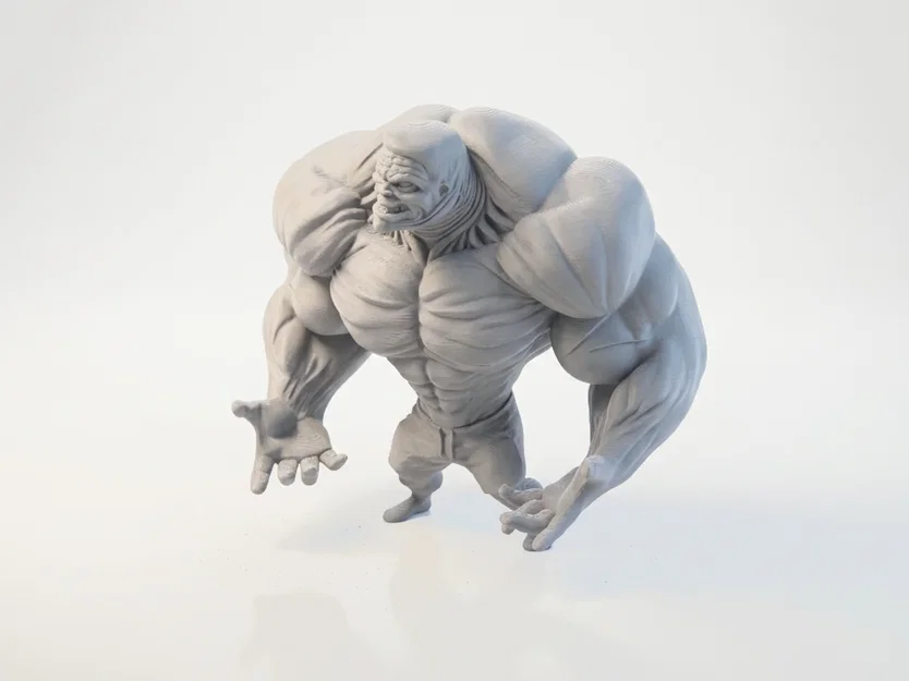 Mô hình siêu anh hùng Hulk cơ bắp - File in 3D - Image 1