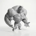 Mô hình siêu anh hùng Hulk cơ bắp - File in 3D - Thumbnail 2