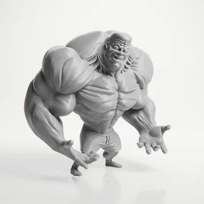 Mô hình siêu anh hùng Hulk cơ bắp - File in 3D