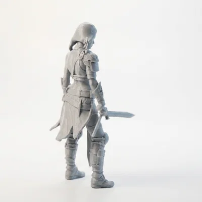 Mô hình Nữ Thợ Săn Tiền Thưởng - Bounty Huntress 3D Printable