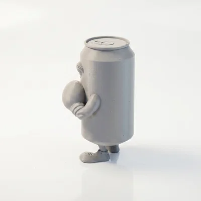 Mô hình nhân vật Boxer Can 3D in được