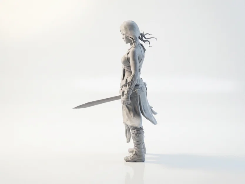 Mô hình Nữ Thợ Săn Tiền Thưởng - Bounty Huntress 3D Printable - Image 4