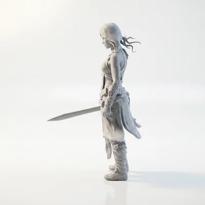 Mô hình Nữ Thợ Săn Tiền Thưởng - Bounty Huntress 3D Printable