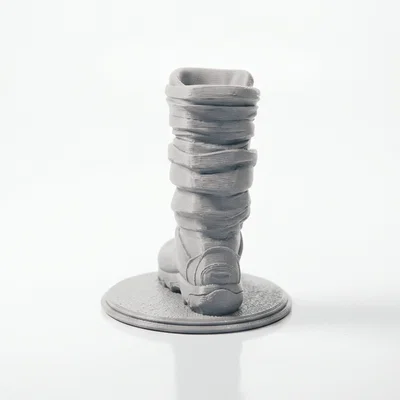 Mô Hình Tượng Chiếc Ủng Quân Đội 3D Printable