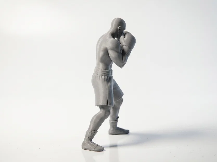 Mô hình 3D Võ sĩ Quyền anh đầy uy lực - Image 2