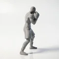 Mô hình 3D Võ sĩ Quyền anh đầy uy lực - Thumbnail 2
