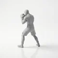 Mô hình 3D Võ sĩ Quyền anh đầy uy lực - Thumbnail 3
