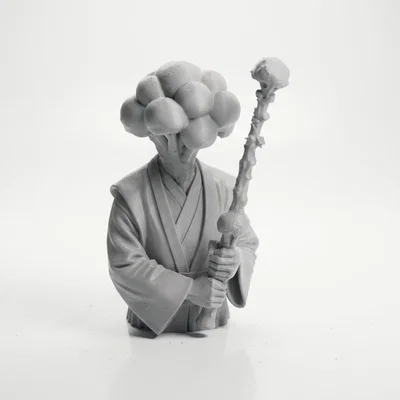 Mô hình 3D Broccolee Bust - Tượng nhân vật Anime đầy phong cách