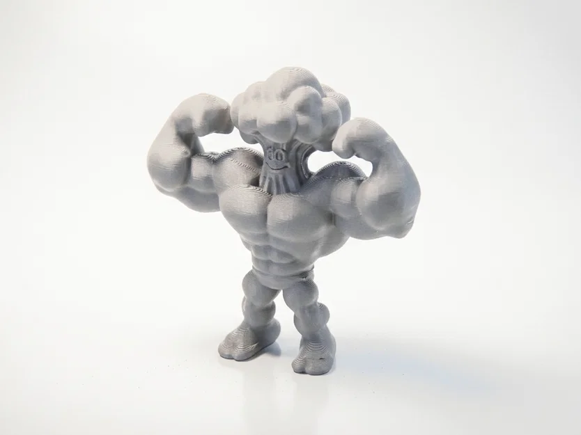 Mô hình Bông cải xanh tập thể hình - Mẫu in 3D độc đáo - Image 1