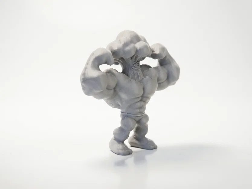 Mô hình Bông cải xanh tập thể hình - Mẫu in 3D độc đáo - Image 2