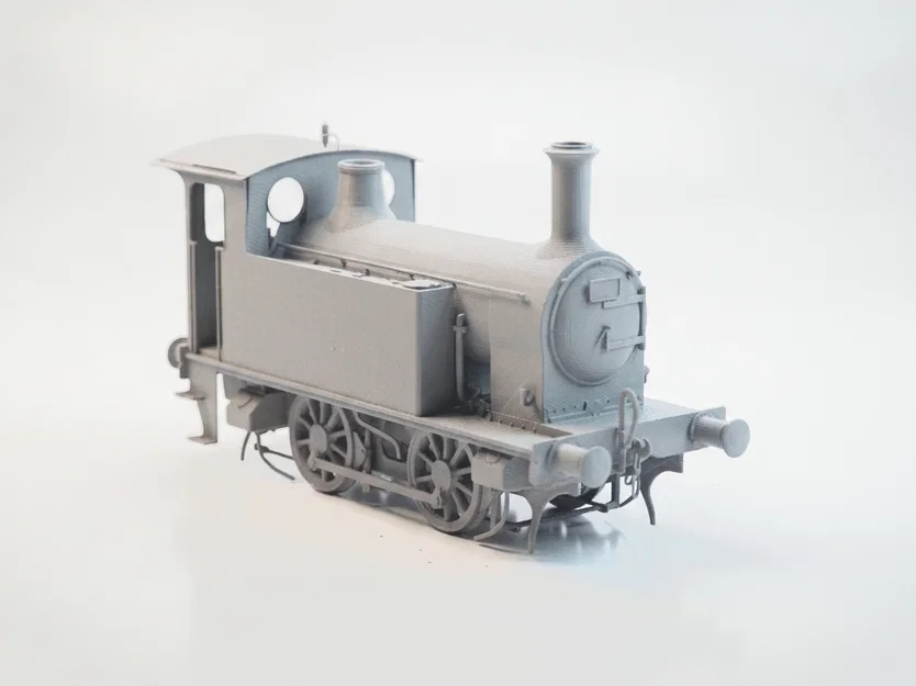 Mô hình 3D Đầu máy xe lửa hơi nước British Rail Y7 - Image 2
