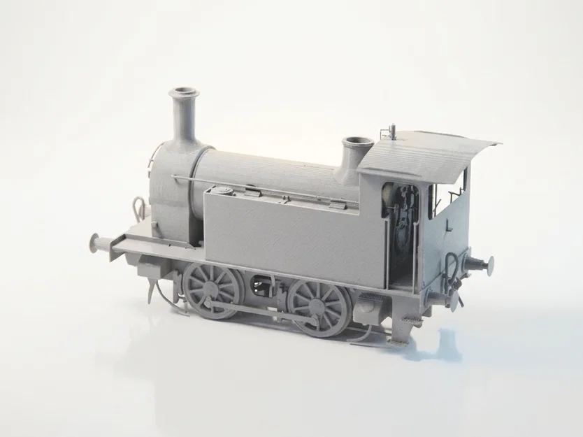 Mô hình 3D Đầu máy xe lửa hơi nước British Rail Y7 - Image 4
