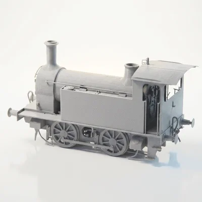 Mô hình 3D Đầu máy xe lửa hơi nước British Rail Y7