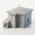 Mô Hình Nhà Gạch Kiến Trúc 3D - File STL In Sắc Nét - Thumbnail 1