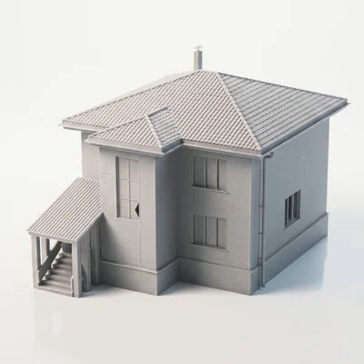 Mô Hình Nhà Gạch Kiến Trúc 3D - File STL In Sắc Nét