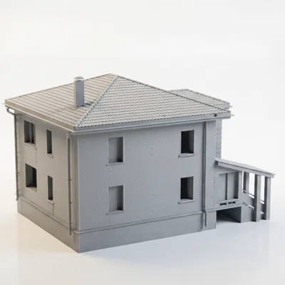 Mô Hình Nhà Gạch Kiến Trúc 3D - File STL In Sắc Nét