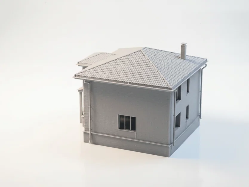 Mô Hình Nhà Gạch Kiến Trúc 3D - File STL In Sắc Nét - Image 4