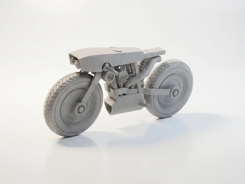 Mô hình xe mô tô tương lai Bik - In 3D cực chất - Image 2