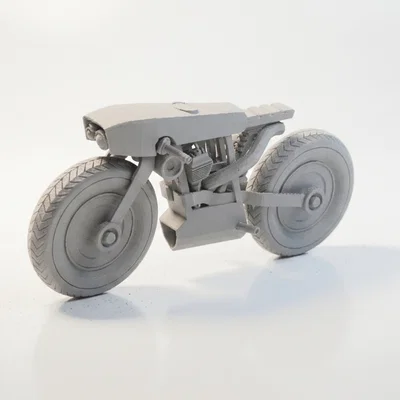 Mô hình xe mô tô tương lai Bik - In 3D cực chất