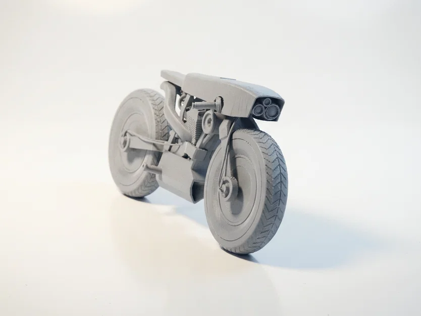 Mô hình xe mô tô tương lai Bik - In 3D cực chất - Image 3