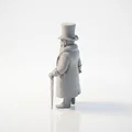 Mô hình 3D Butcher Abe Lincoln phong cách Victorian cho máy in 3D - Thumbnail 4