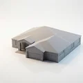 Mô hình kiến trúc nhà ở màu xám - File in 3D - Thumbnail 1
