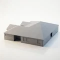 Mô hình kiến trúc nhà ở màu xám - File in 3D - Thumbnail 4