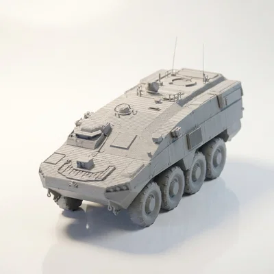 Mô hình Xe Bọc Thép Quân Sự Arx Medic In 3D