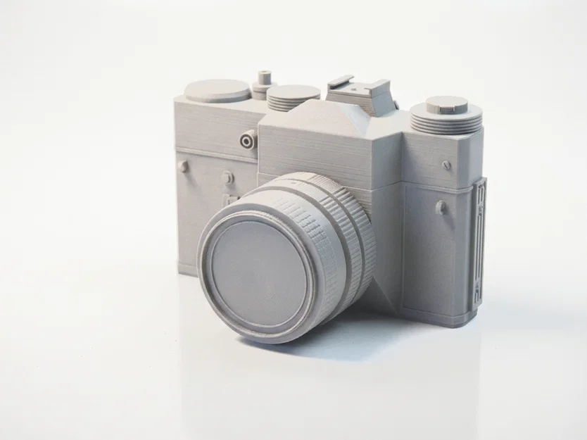 Mô hình máy ảnh Vintage cổ điển in 3D - Image 1
