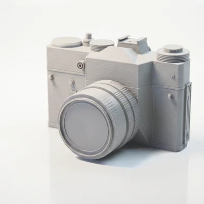 Mô hình máy ảnh Vintage cổ điển in 3D