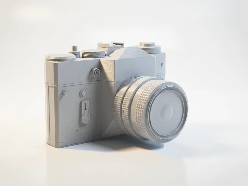 Mô hình máy ảnh Vintage cổ điển in 3D - Image 2