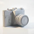Mô hình máy ảnh Vintage cổ điển in 3D - Thumbnail 2