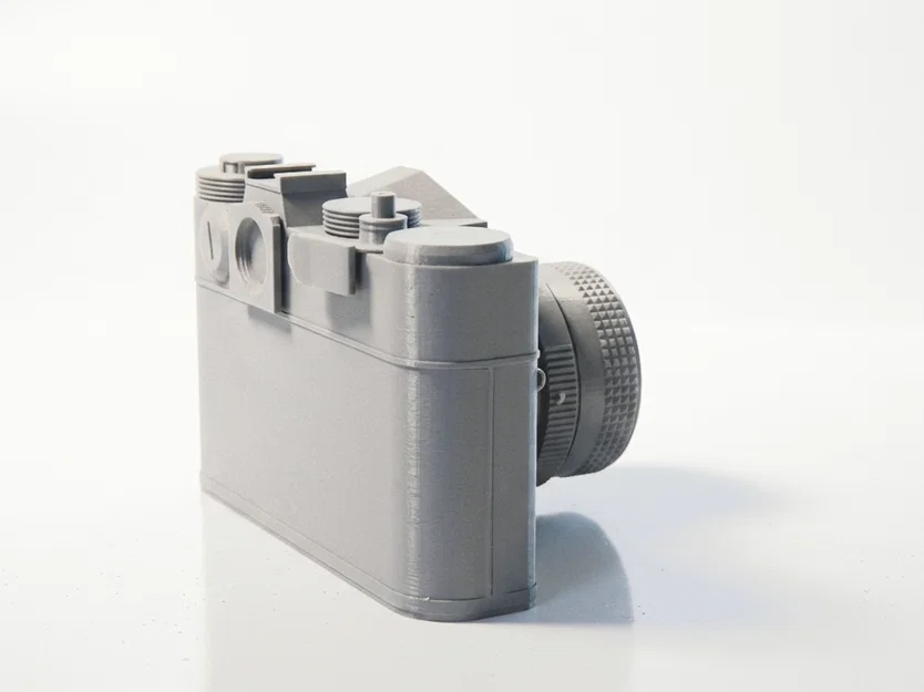 Mô hình máy ảnh Vintage cổ điển in 3D - Image 3