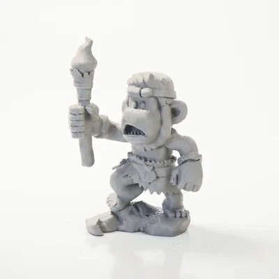 Mô hình chiến binh người tiền sử in 3D độc đáo