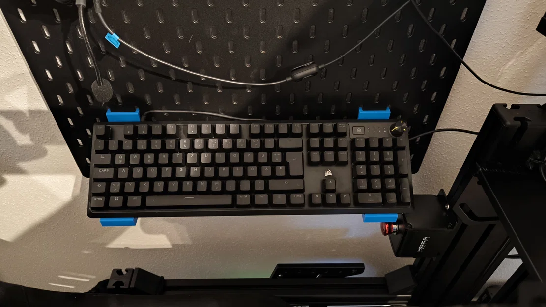 Giá treo bàn phím cho bảng đục lỗ IKEA Skadis (Keyboard Mount) - Image 1