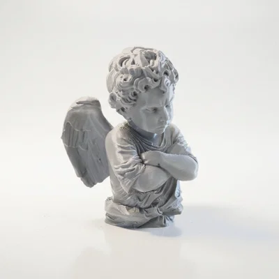 Mô Hình Tượng Thiên Thần Nhỏ Cherub (Cherub Angel Statue) - File In 3D